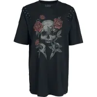 Black premium by emp T-Shirt Oversize de - Beaks, Claws & Skulls - T-Shirt Oversize - M - XL - pour Femme - noir - Taille L
