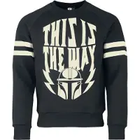 Star Wars Sweat-shirt Disney de - The Mandalorian - This Is The Way - S - XXL - pour Homme - noir - Taille M