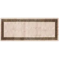 vidaXL Tapis de couloir MARSA Noir 100 x 250 cm Polyester et PVC