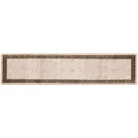 vidaXL Tapis de couloir MARSA Noir 80 x 350 cm Polyester et PVC