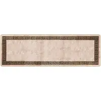 vidaXL Tapis de couloir MARSA Noir 80 x 250 cm Polyester et PVC