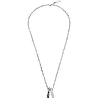 Police Duo Necklace Argenté Homme