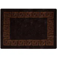 vidaXL Tapis de couloir MARSA Noir 100 x 150 cm Polyester et PVC