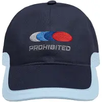 Prohibited Casquette bleu marine / bleu clair / mélange de couleurs