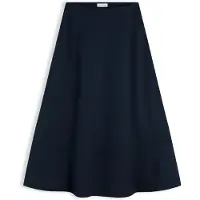 Tommy Hilfiger Jupe 'Logo Flare Midi With' bleu marine