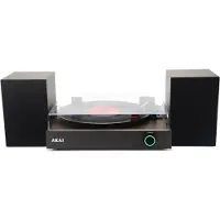 Akai Gramofon ATT-200SP, Platine, Noir, Marron