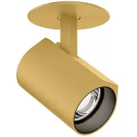 Wever & Ducre Ceno Semi- Recessed 1.0 LED Applique Gold | False Ceiling | 2700K