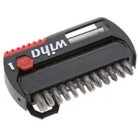 Wiha - Assortiment d'embouts Phillips/Pozidriv/TORX de 13 pièces avec porte-embouts