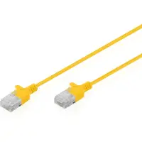 Digitus DK-1618-030S-Y Patchkabel CAT 6 U-UTP Slim 3m Gelb