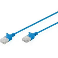 Digitus DK-1618-015S-B Patchkabel CAT 6 U-UTP Slim 15m Blau