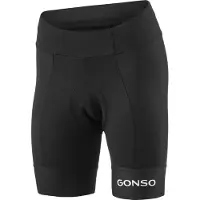 Gonso - Short de vélo pour femmes, modèle Essential, couleur noire, taille 40