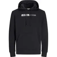 Jack & Jones Corp Logo Play Plus Size Hoodie Noir 3XL Homme