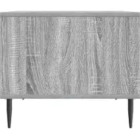 vidaXL Table basse Gris Sonoma 90 x 50 x 40 cm Panneau de bois