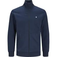 Jack & Jones Paulos Plus Size Full Zip Sweatshirt Bleu 4XL Homme