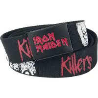 Iron Maiden Ceinture de - Killers - pour Unisexe - noir - Taille Standard
