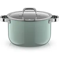 WMF Fusiontec Mineral Pro, Kochtopf mit Deckel, 24 cm, Eucalyptus Haze 3201114169 4000530760654
