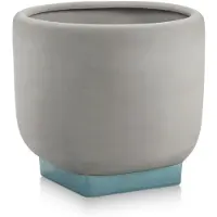 Serax Rosamar Pot de Fleurs Grey|Turquoise | 05