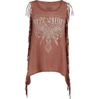 Rock Rebel by EMP Top de - Free Spirit Top - S - XXL - pour Femme - rouge - Taille XL