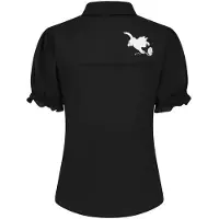 Banned Alternative Chemisier Rockabilly de - Sophie - XS - 4XL - pour Femme - noir - Taille M