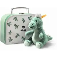 Steiff 067280 Bébé T-Rex Joshi, peluche, 16 cm, vert clair