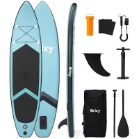 Brixy SUP Board - Inflatable Paddle Board - Set complet - 285 cm - Max. 150 kg - Vert menthe