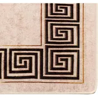 vidaXL Tapis de couloir MARSA Noir 80 x 400 cm Polyester et PVC