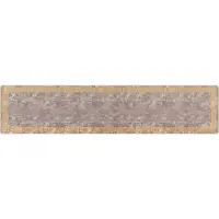 vidaXL Tapis de couloir MARSA Gris 100 x 450 cm Polyester et PVC