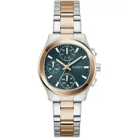 GUESS Montre-bracelet pour femme BIRDIE GW1031L5 Acier inoxydable bicolore