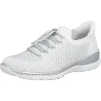 Rieker Slip on argent / blanc