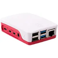 Raspberry Pi RPI4 CASE RED/WHITE Gehäuse Original für 4B Himbeer/weiß