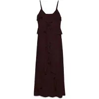 Vero Moda Robe d’été 'VMCarol' brun foncé