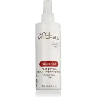 Paul Mitchell Flexible Hold Fast Drying Sculpting Hairspray laque cheveux pour donner du volume et de la brillance 250 ml