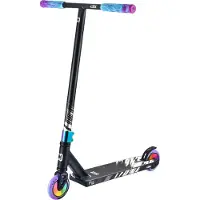 Centrano Trottinette de figure Core CB1, noir/néochrome, roues de 110 mm et roulements à billes ABEC-9 avec finition haut de gamme