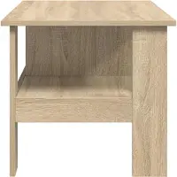 vidaXL Table basse en chêne Sonoma 90 x 50 x 45 cm Bois composite