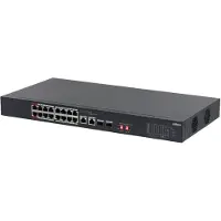 Dahua Unmanaged Switch S3218-16ET-135 16x10/100M 2x10/100/1000M PoE 2xSFP Combo