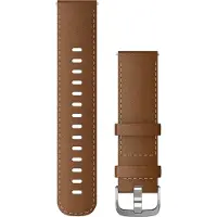 Garmin Bracelet En Cuir 22 Mm De Montre Brun