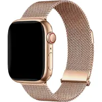IMoshion Bracelet magnétique milanais Apple Watch | 44/45/46/49 mm - Rose Gold