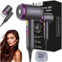 Zenwire Mini Suszarka do Włosów z Jonizacją Składana Mała Turystyczna Podróżna PRO M1 (1500 W)