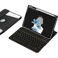 INF iPad 5/6 (2017/2018) 9.7" Étui Clavier Bluetooth Rotatif 360°