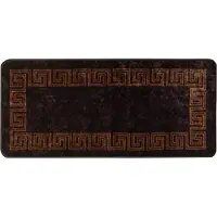 vidaXL Tapis de couloir MARSA Noir 50 x 100 cm Polyester et PVC