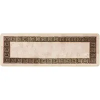 vidaXL Tapis de couloir MARSA Noir 50 x 150 cm Polyester et PVC