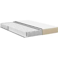 vidaXL Matelas de lit avec matelas Sauge 160 x 200 cm Tissu