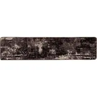vidaXL Tapis de couloir MARSA Noir 50 x 100 cm Polyester et PVC