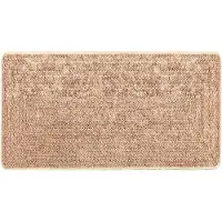 vidaXL Tapis de couloir MARSA Jaune 80 x 150 cm Polyester et PVC