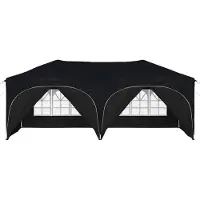 vidaXL Tente de réception pliable 575 x 288 x 245 cm, anthracite, tissu Oxford