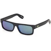 Adidas Originals Or0145 Sunglasses Noir Green Mirror/CAT3