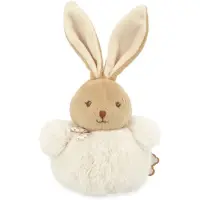 Kaloo Peluche Lapin Pompon crème - jouet doux pour bébé