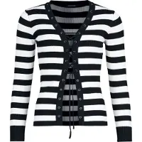 Jawbreaker Gilets & Ponchos Rockabilly de - XS - XXL - pour Femme - noir/blanc - Taille S
