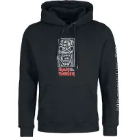 Iron Maiden Sweat-shirt à capuche de - Axe Eddie - S - XXL - pour Homme - noir - Taille L