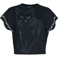 Jawbreaker Sweat-shirt Rockabilly de - Haut Tricoté Oversize - S - XXL - pour Femme - noir - Taille XXL